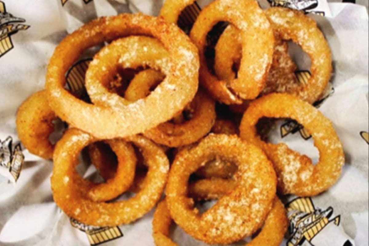 Dusted Onion Rings