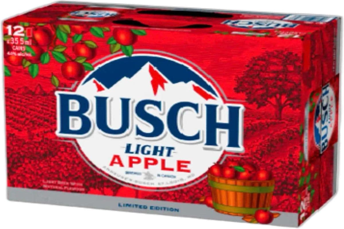 BUSCH LIGHT APPLE 12X355ML (1 x 355ML)
