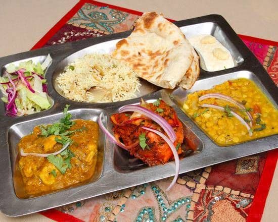 Thali Agneau Currie / Lamb Curry Thali