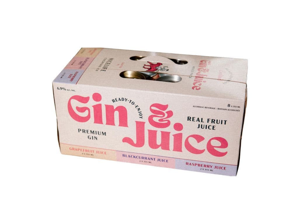 Nicelife Cocktails Gin & Juice Mixpack (8x355ml)