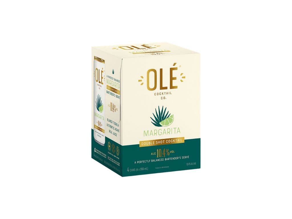 Ole Cocktail Co - Double Shot Margarita 4pk (4x355ml)