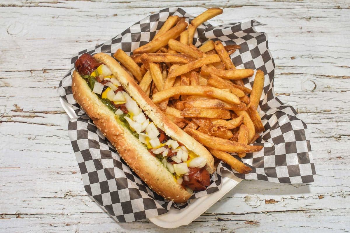 Jumbo Hot Dog Combo