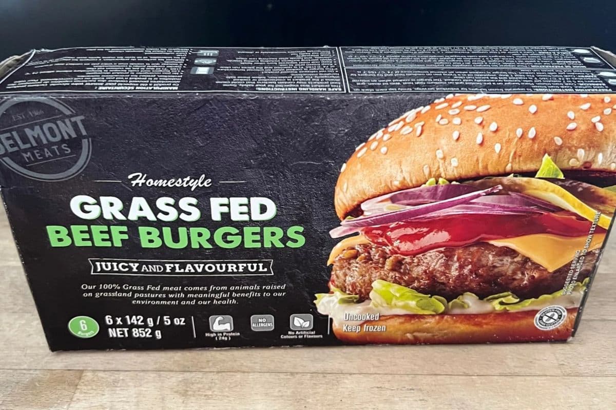 100% Grass Fed Beef Burgers - Belmont Burgers (852 g)