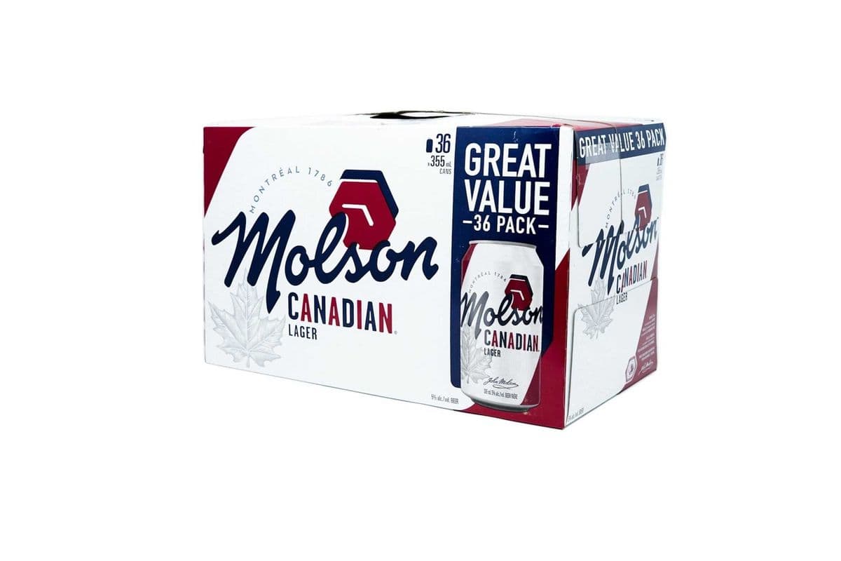 736818 - MOLSON CANADIAN (36 x 355 ML (CANS))