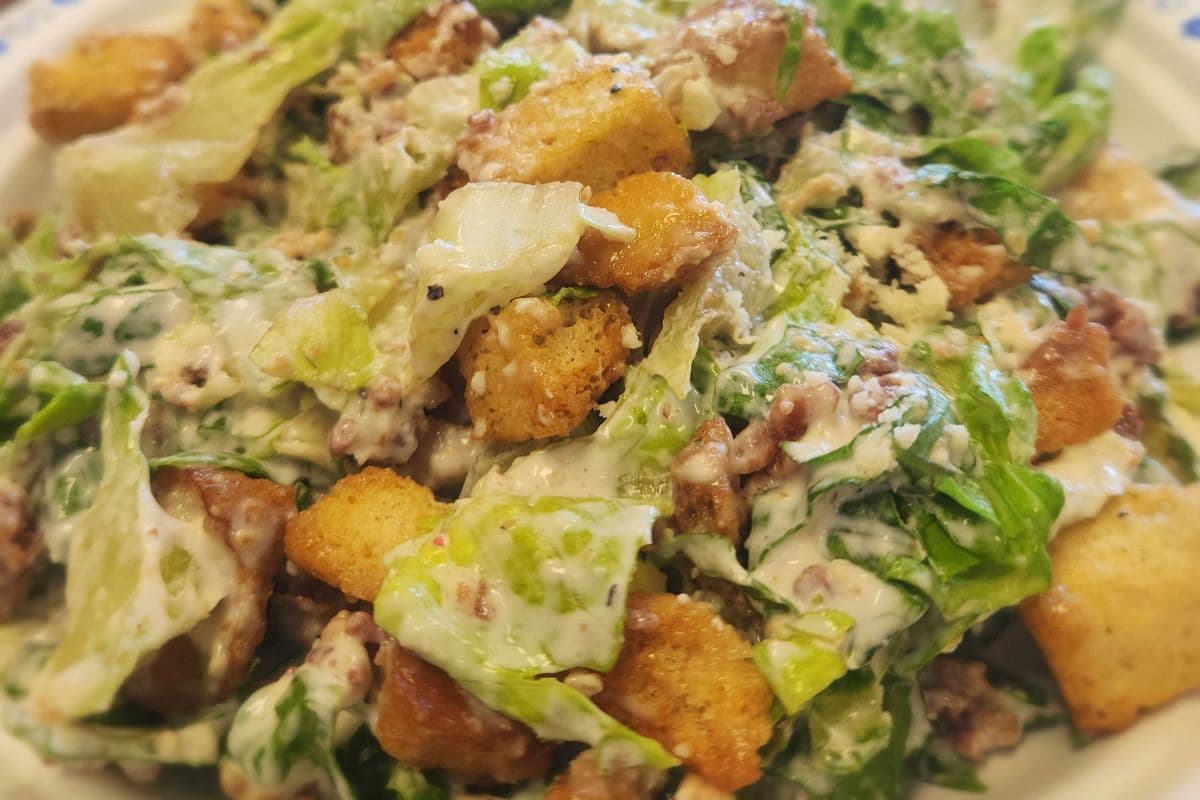 chicken Caesar salad