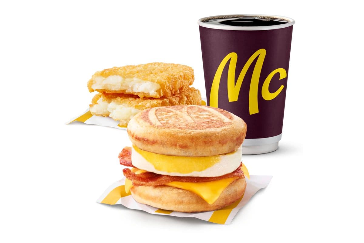 Bacon, Egg & Cheese McGriddles Extra Value Meal [560.0 Cals]