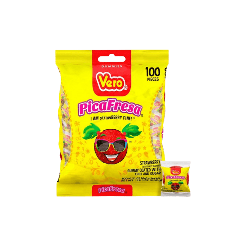 Vero Pica Goma Fresa Chili Strawberry - Mexico (6g)