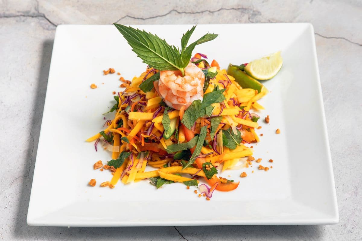 Mango Shrimp Salad