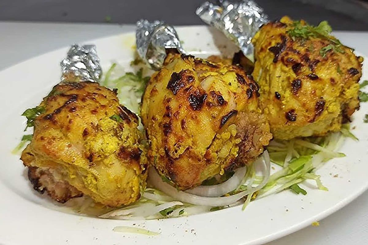 Keema Stuffed Chicken Tangri (One Pcs.)