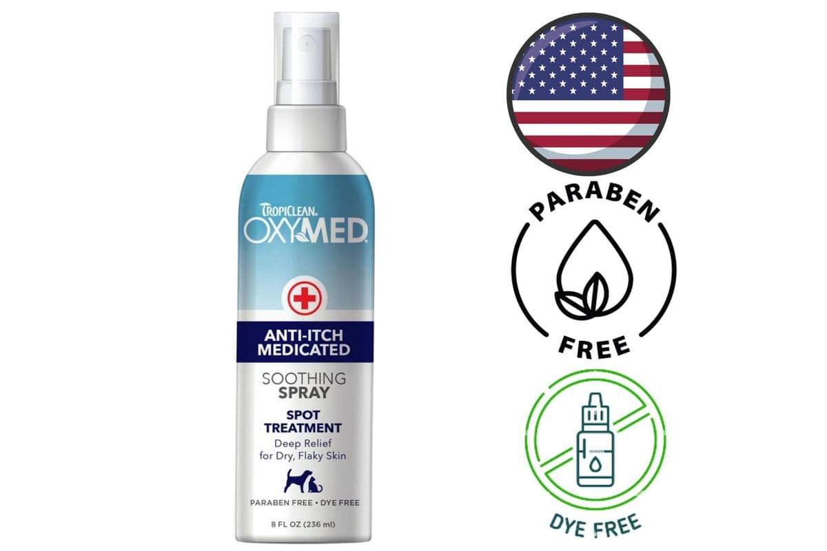 TropiClean - Oxymed Anti-Itch Medicated Soothing Spray (8 oz)