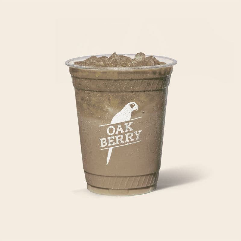 Double Iced Hojicha Latte