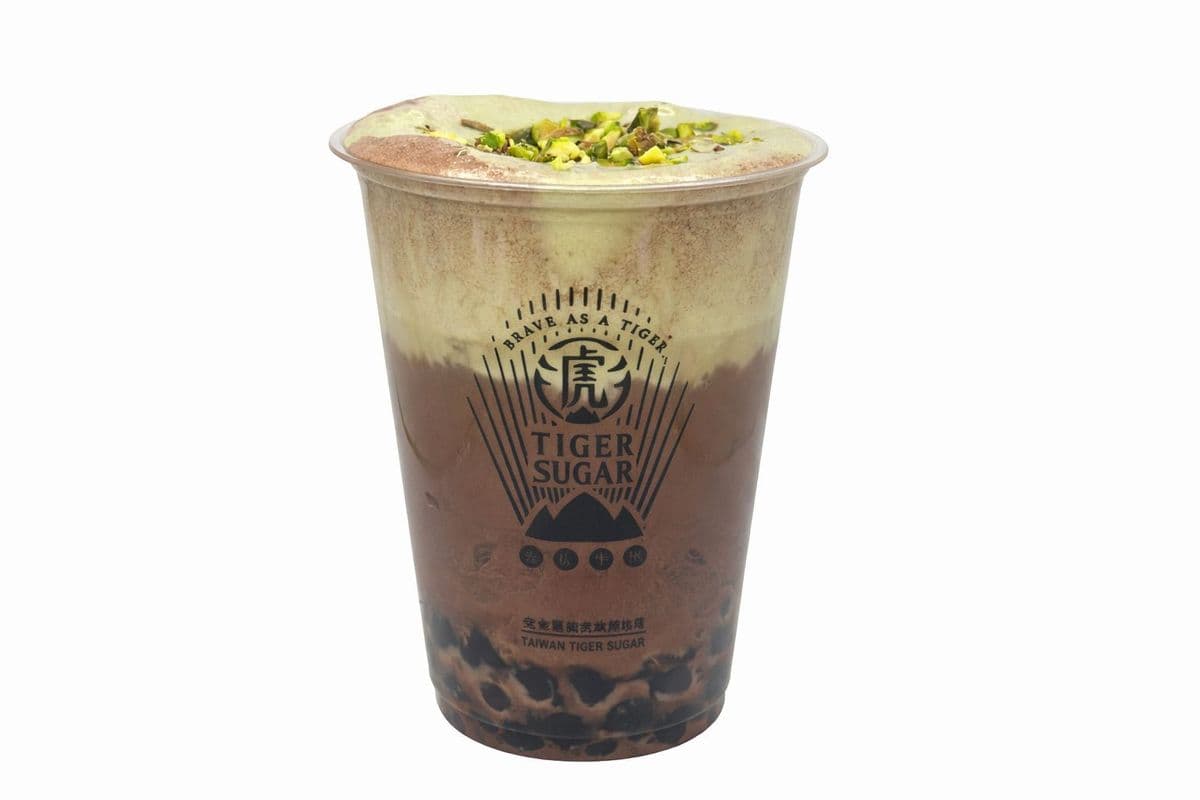 New!! Pistachio Dubai Chocolate Boba Milk