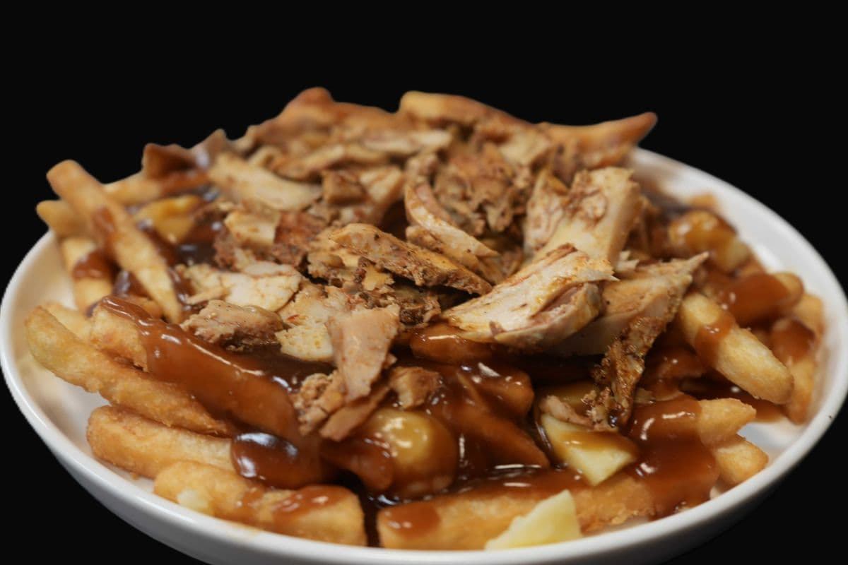 Chicken Shawarma Poutine Plate
