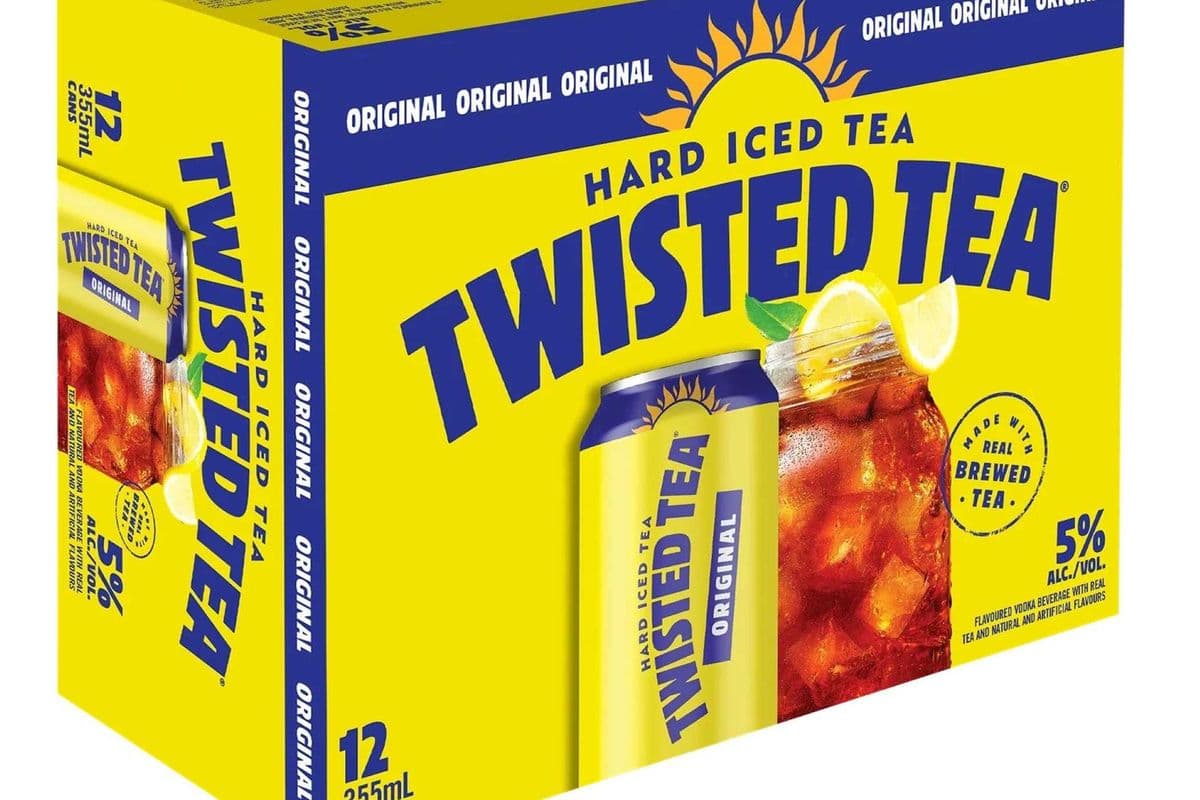 Twisted Tea, 12pk-355ml beer (5% ABV) 12 ct (1 x 355 ml)