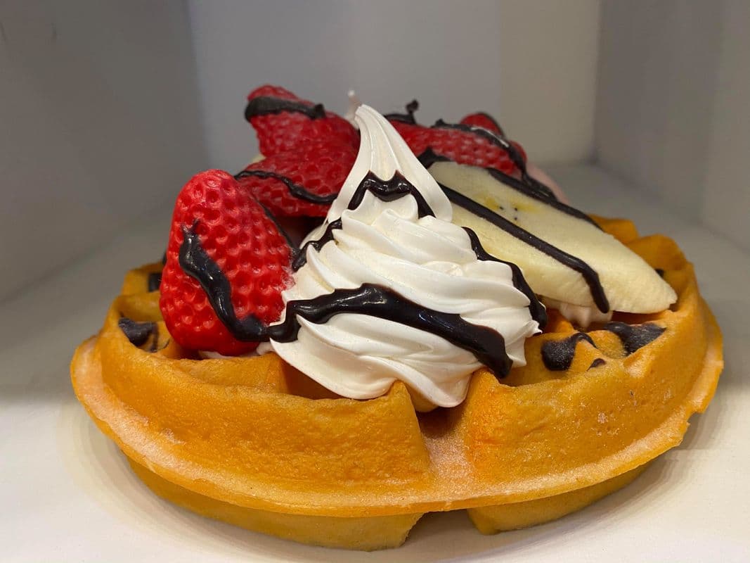 Strawberry Banana Waffles