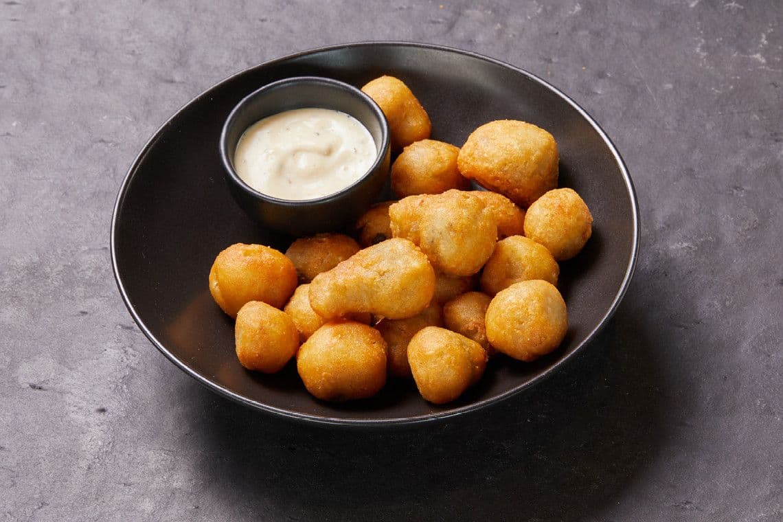 CHAMPIGNONS PANÉS / BATTERED MUSHROOMS