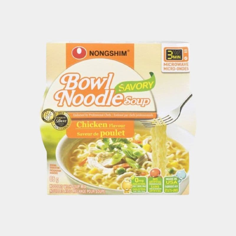 Nongshim Savory Chicken Bowl Noodle Soup