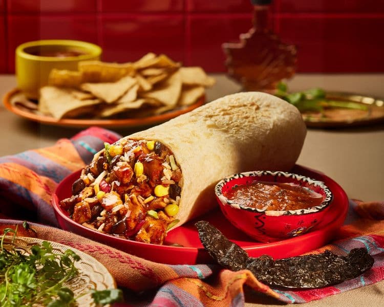 Burrito Poulet Chipotle et Érable - Mechant Gros