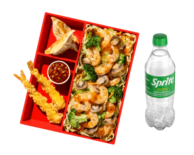 Shrimp Sizzler Bento