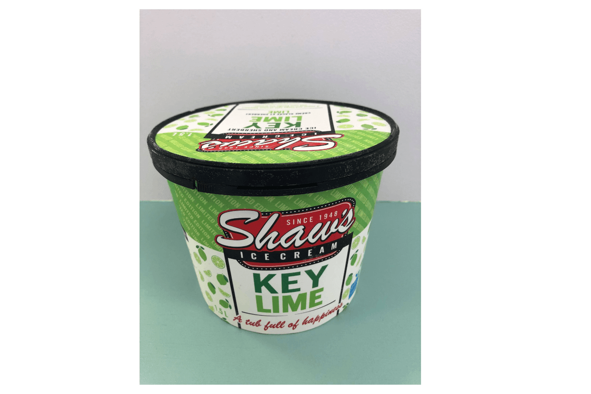 Shaw's - Key Lime- 1,5 l - Take home ice cream (1.5 l)