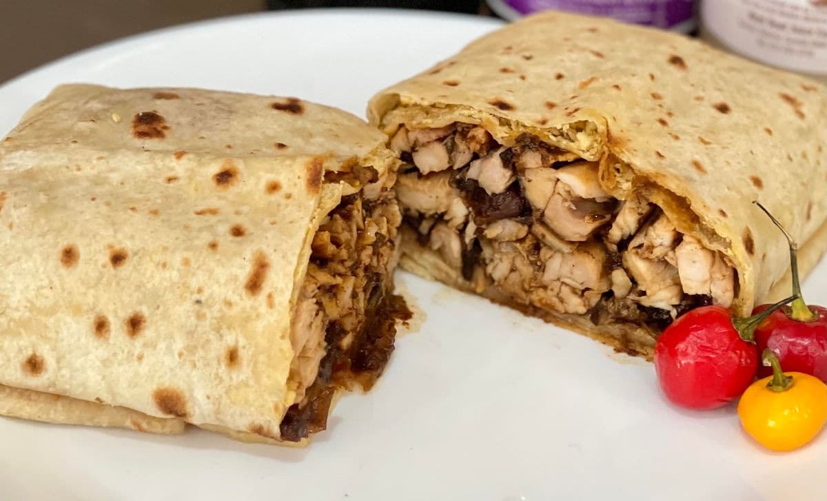 Jerk Chicken Roti