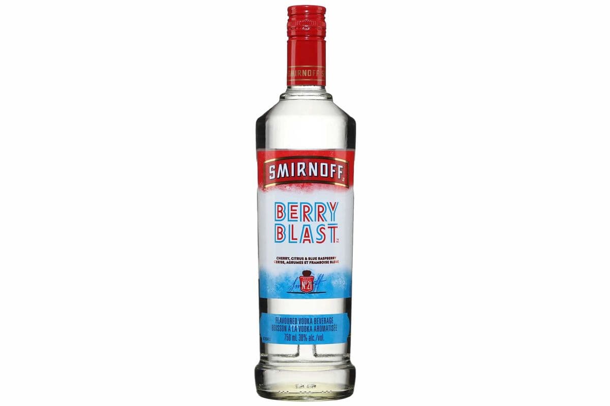 Smirnoff Vodka Berry Blast 750ml (1 x 750ml)