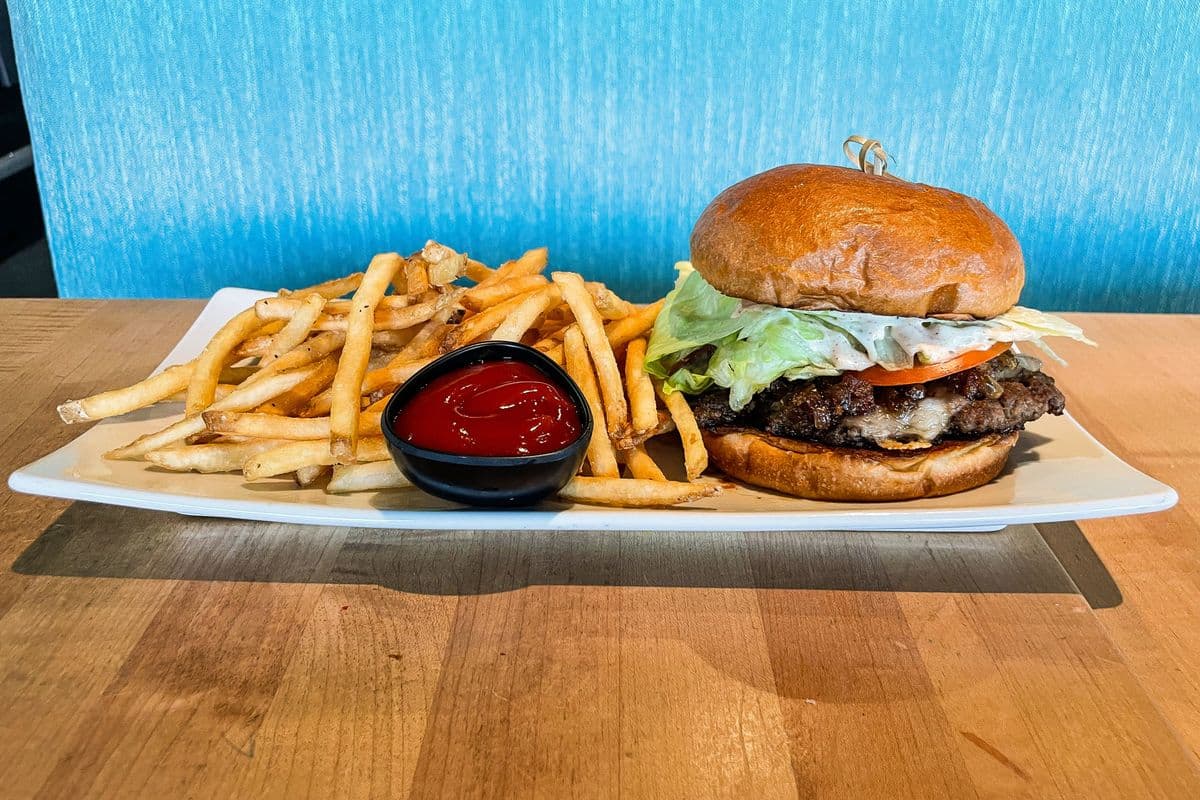 Beer Bacon Jam Swiss Burger