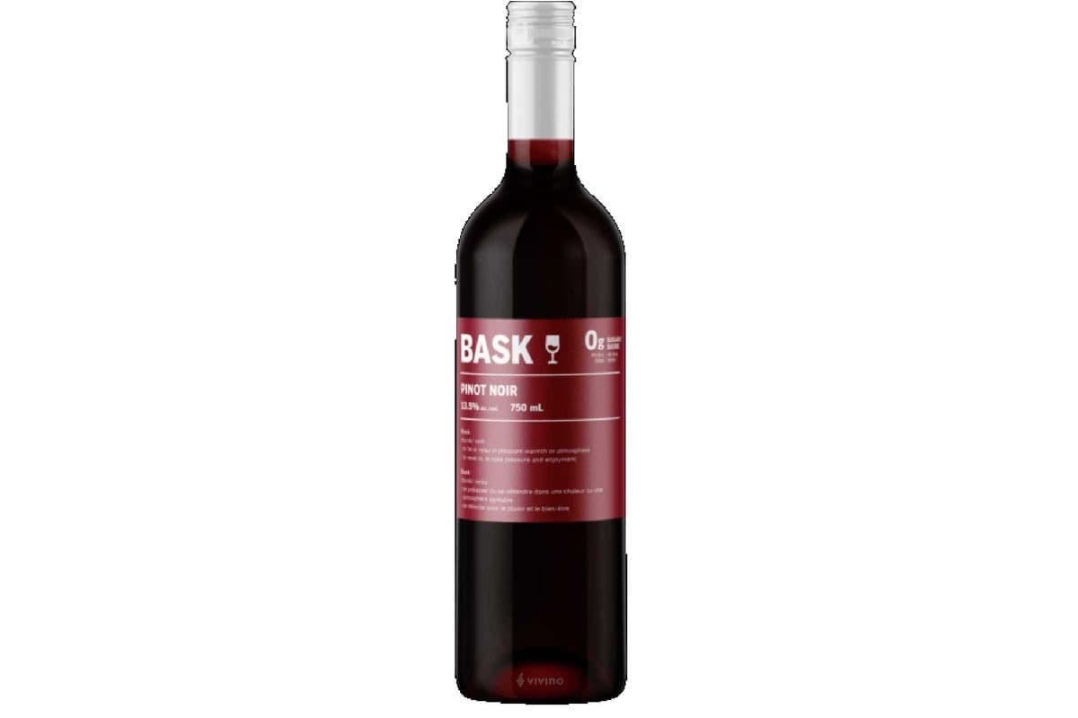 Bask Pinot Noir 0G Zero Sugar wine - Canada (1 x 750 ml)