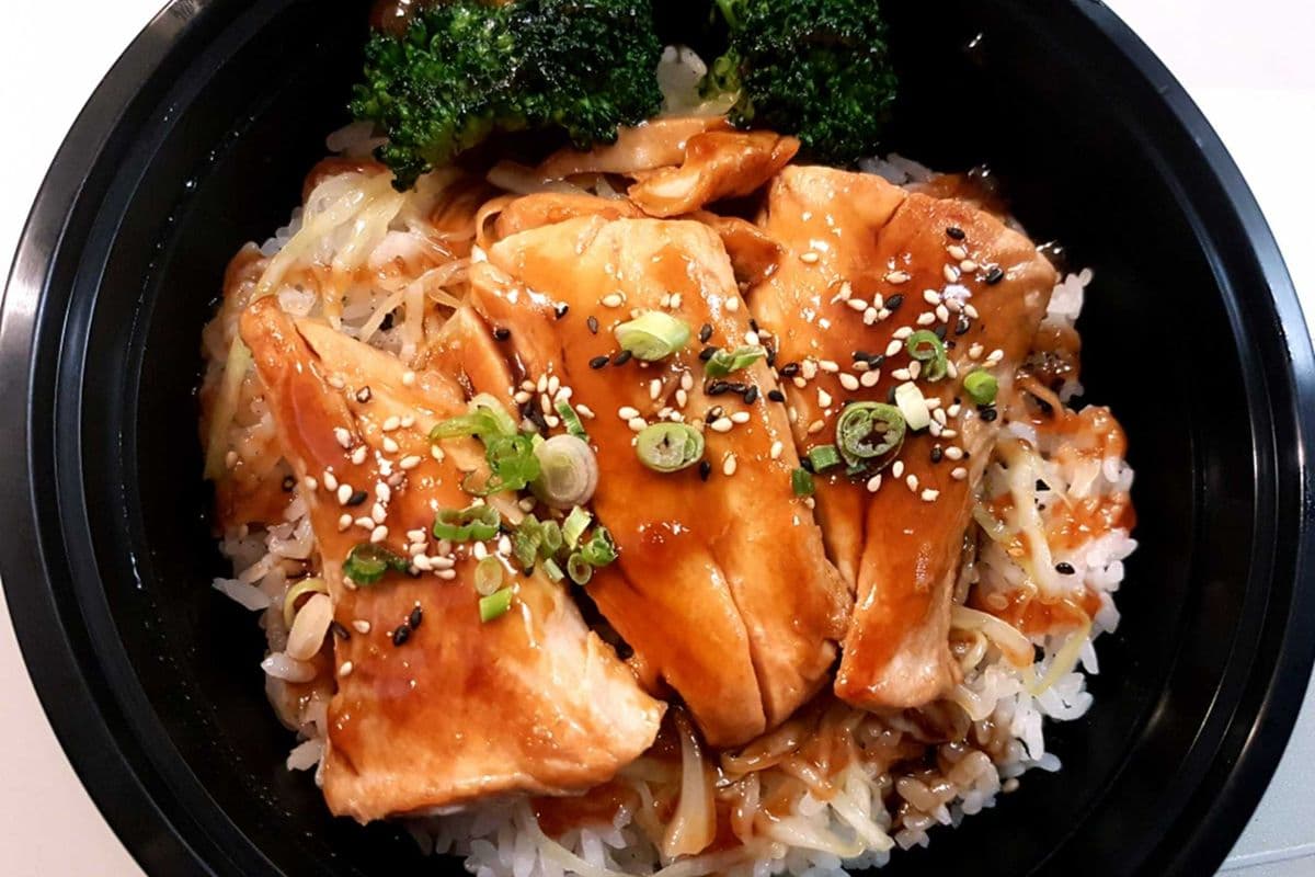 Salmon Teriyaki Rice Bowl💎💎💎