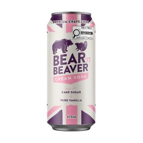 Bear'n Beaver Cream Soda 473ml