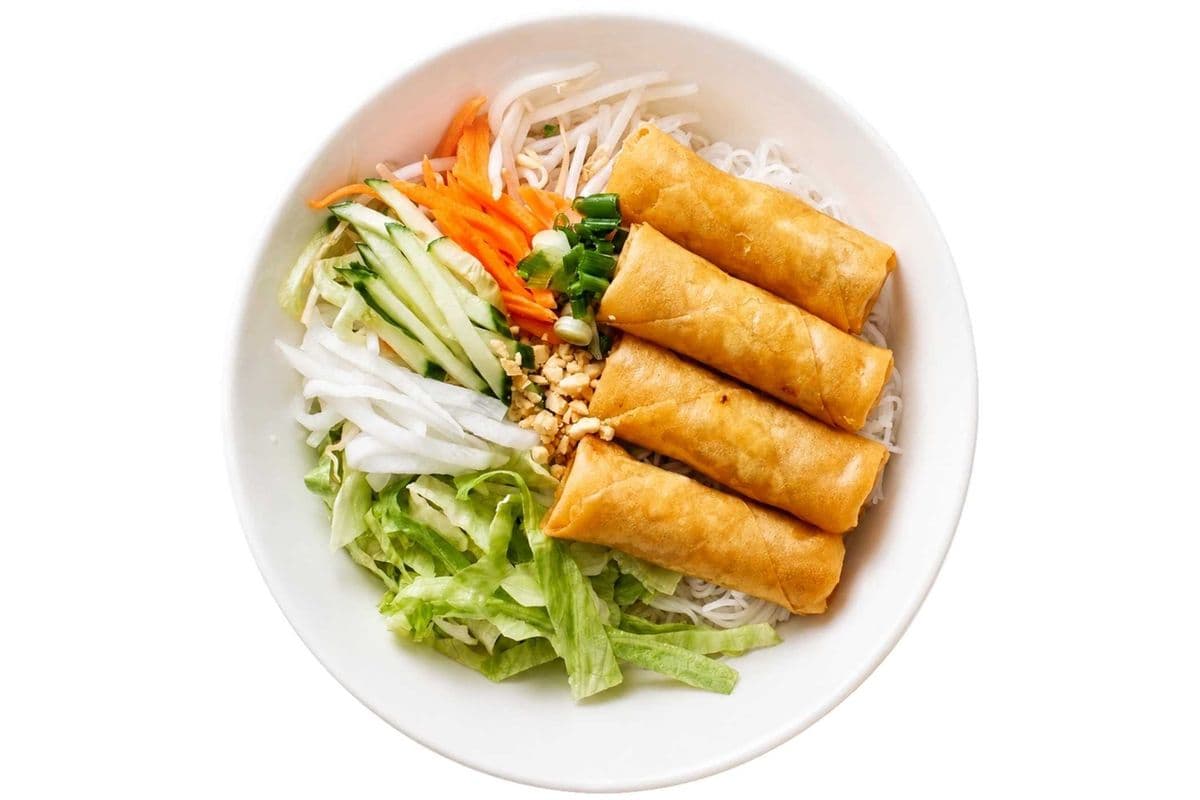 V6. Vegetarian Spring Rolls Vermicelli