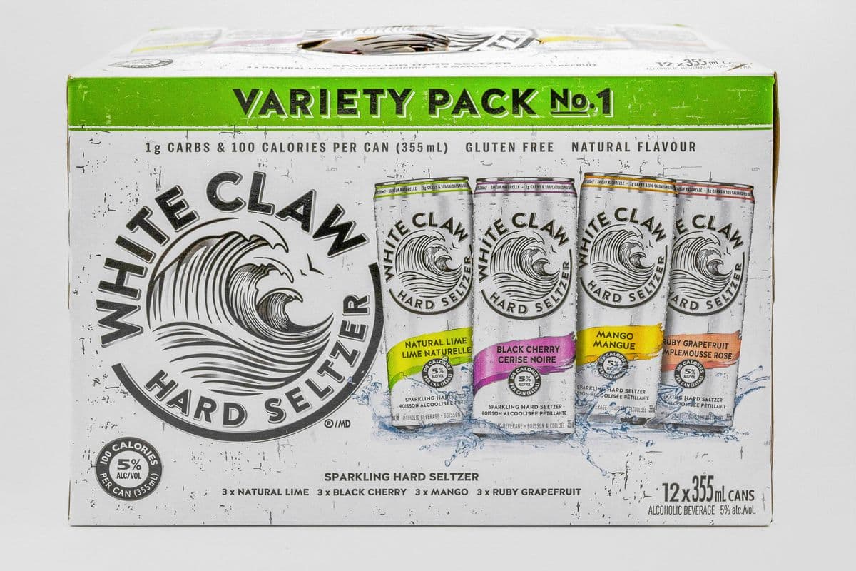 White Claw #1 Variety Pack (12 x 355 ml Cans)