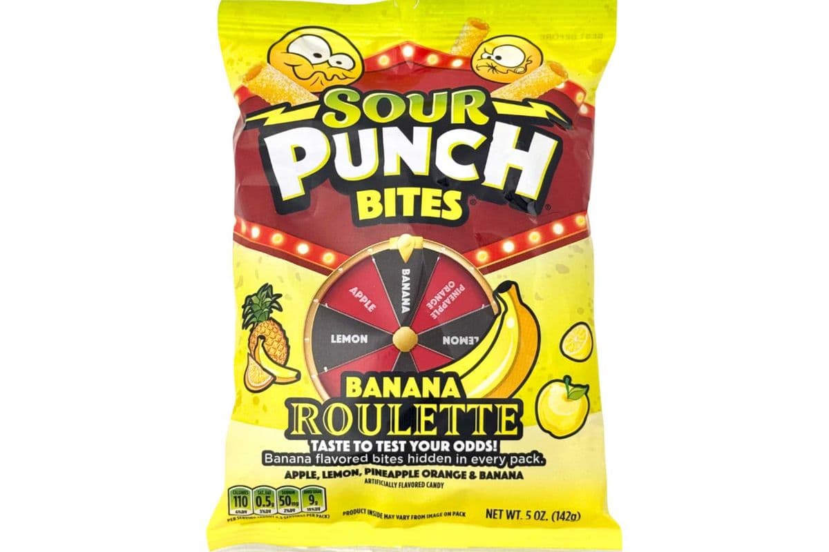 Sour Punch Bites Banana Roulette (142 g)