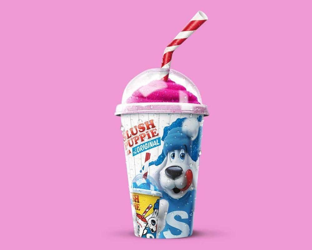 Large Cream Soda Slush Puppie