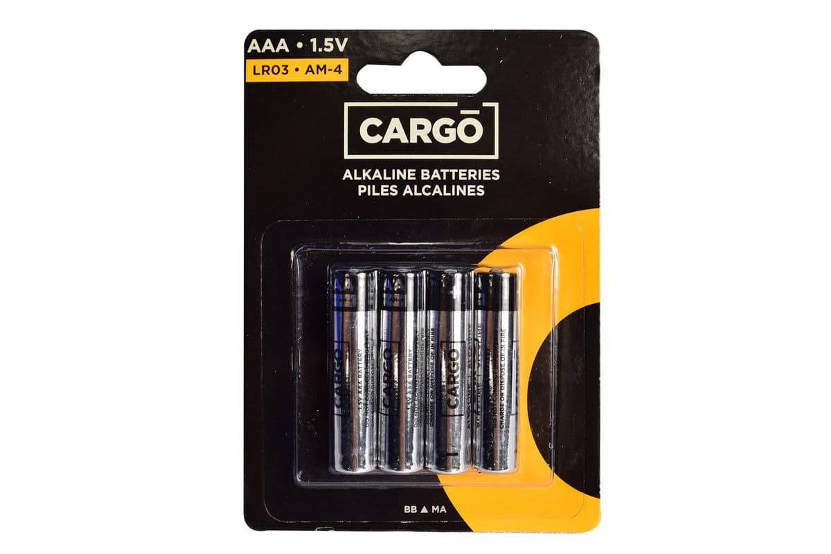 Cargo Piles AAA (4pk) 77212 / Cargo Batteries AAA (4pk) 77212