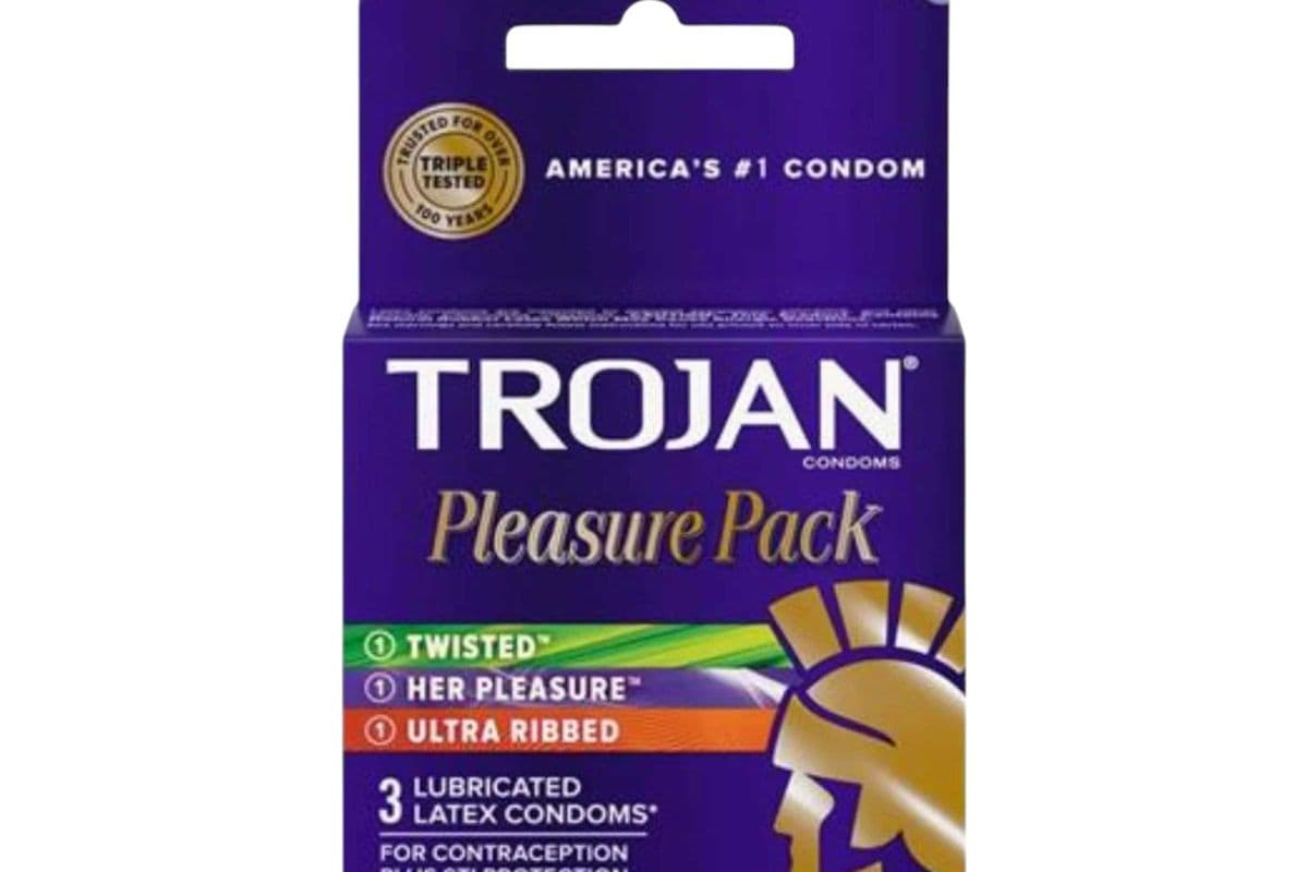 TROJAN PLEASURE PACK CONDOMS (PACK OF 3)