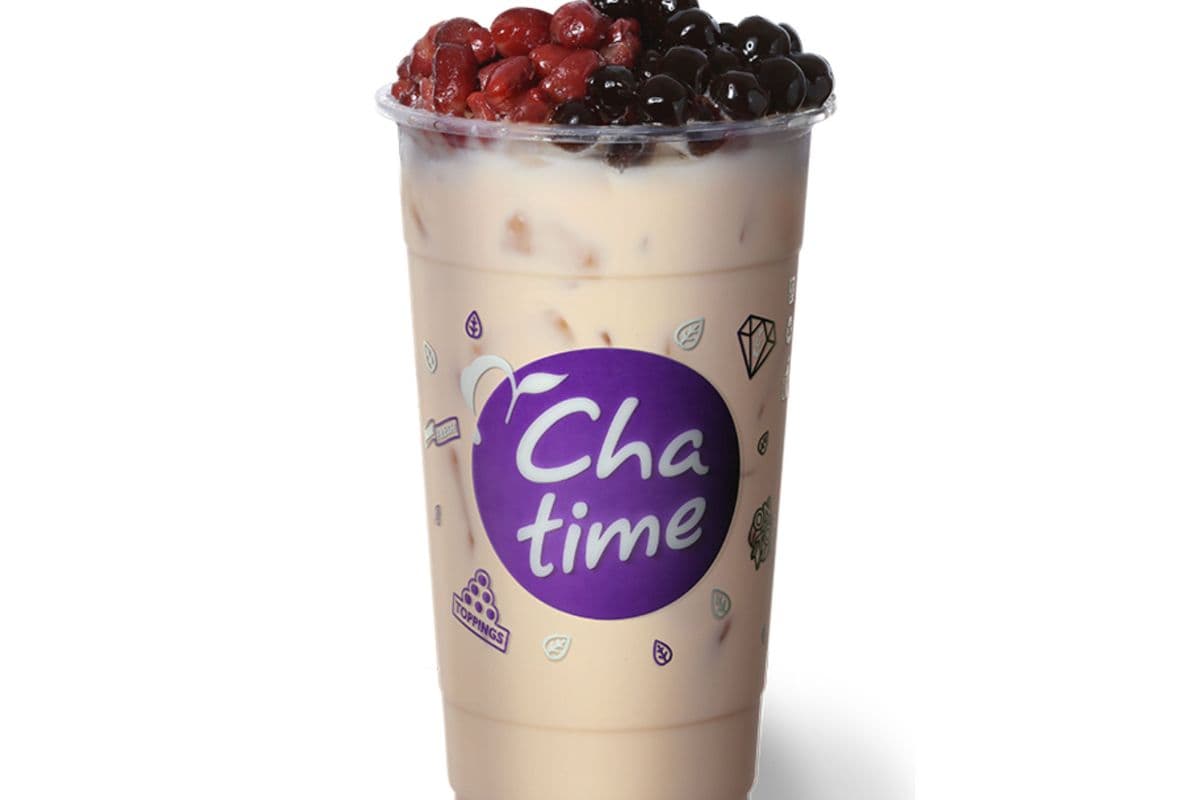 Red Bean Pearl Milk Tea