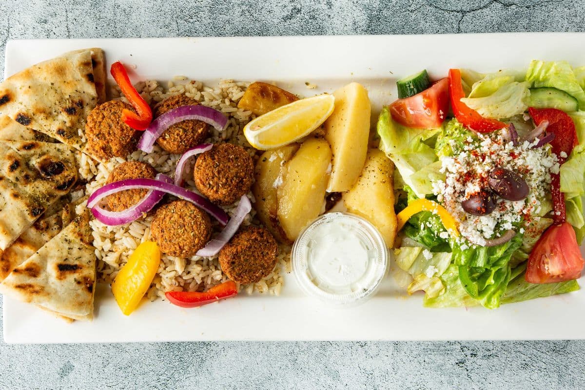 Vegetarian Falafel Dinner