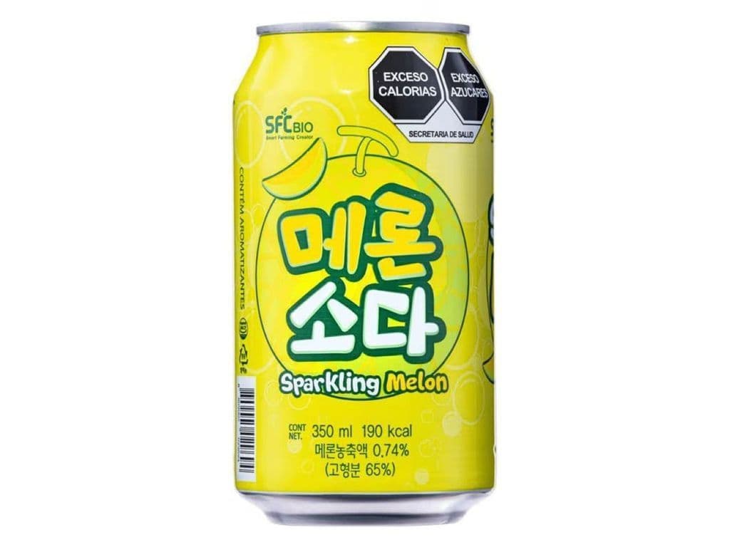 SFC Bio Sparkling Melon Korean Beverage 350ml Asian Drink