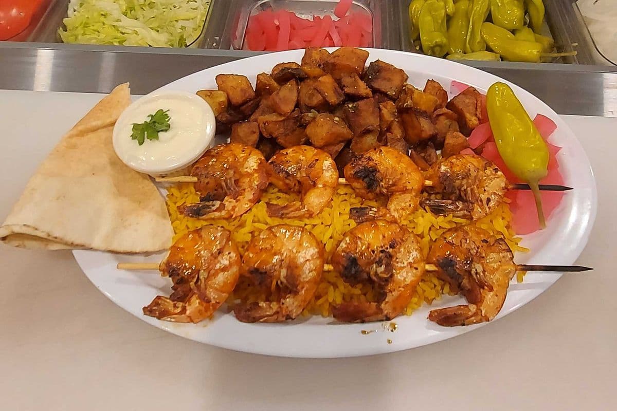 Assiette de crevettes