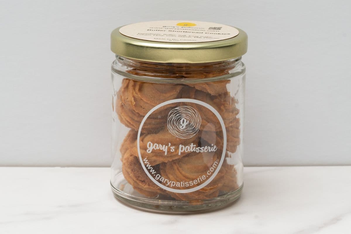 Butter Shortbread Cookies in the Jar