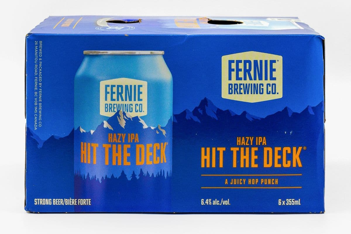 Fernie Brewing Hit The Deck Hazy IPA (6 x 355 ml Cans)