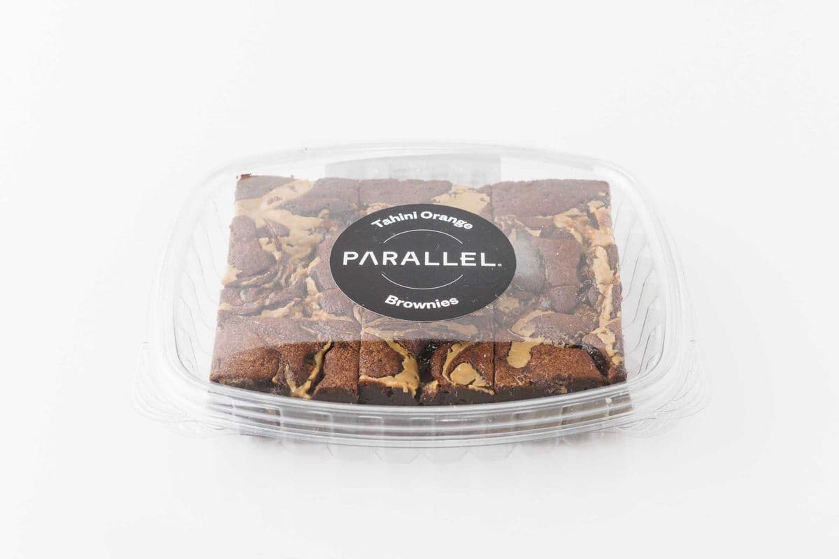 Chocolate-Orange Tahini Brownies