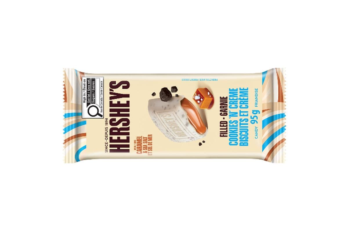 Hershey's Cookies 'n' Creme Filled with Caramel & Sea Salt (95 g) 1414897