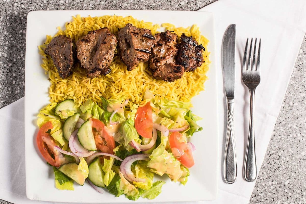 Beef Souvlaki (Greek Kabob)