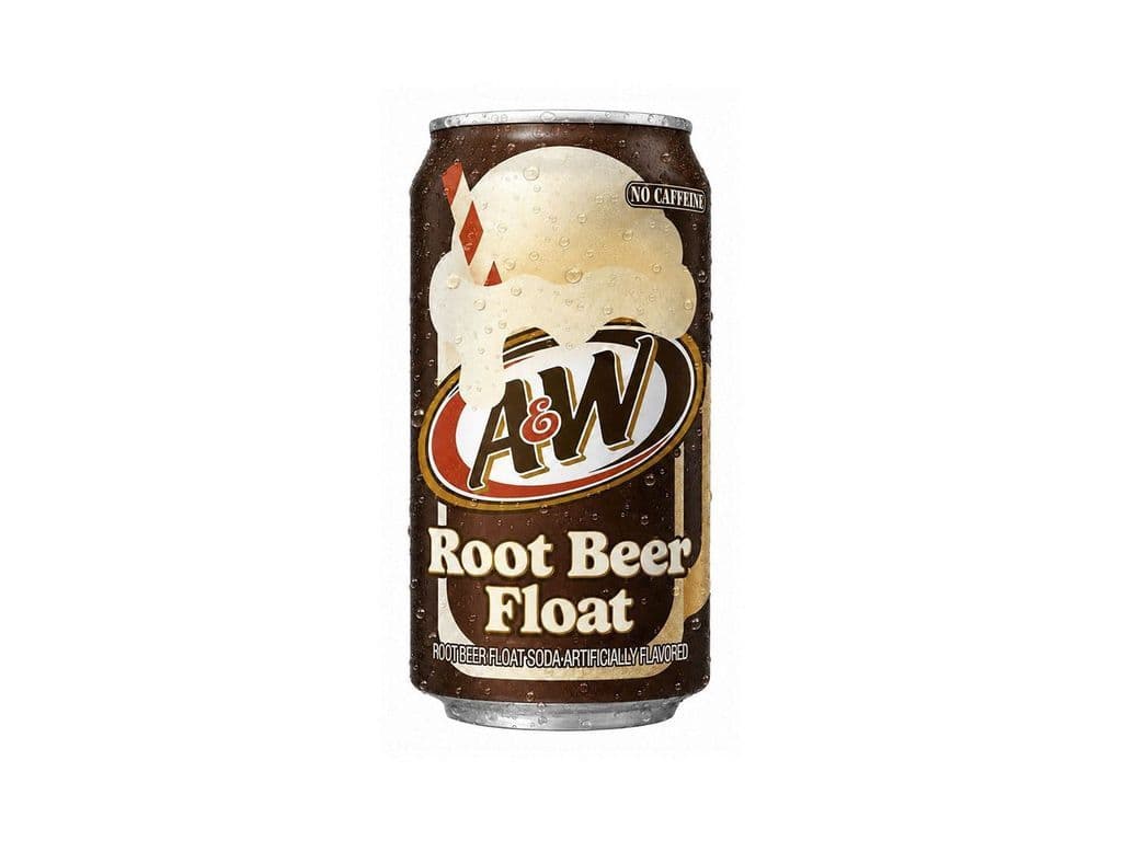 A&W Root Beer Float Creamy Vanilla Soda 355ml Pop