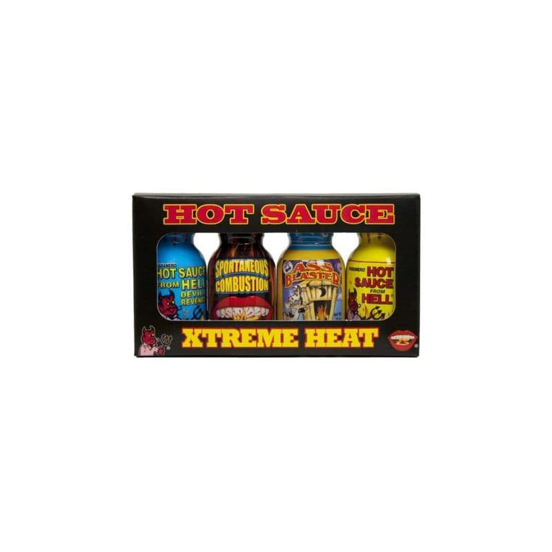 Ass Kickin' Mini Bottle Hot Sauce 4pk Xtreme Heat - USA (0.75oz)
