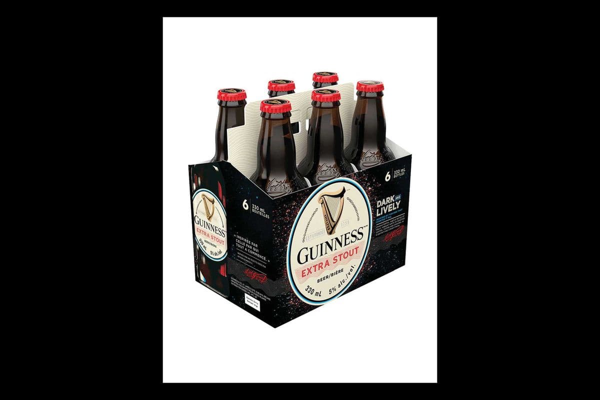 Guinness Stout (6 Bottles) (1 x 330ML* 6 BTLS)
