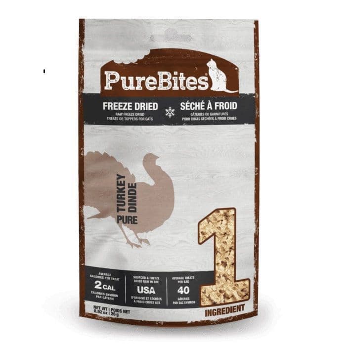 PureBites Freeze Dried Turkey Cat Treats 26g