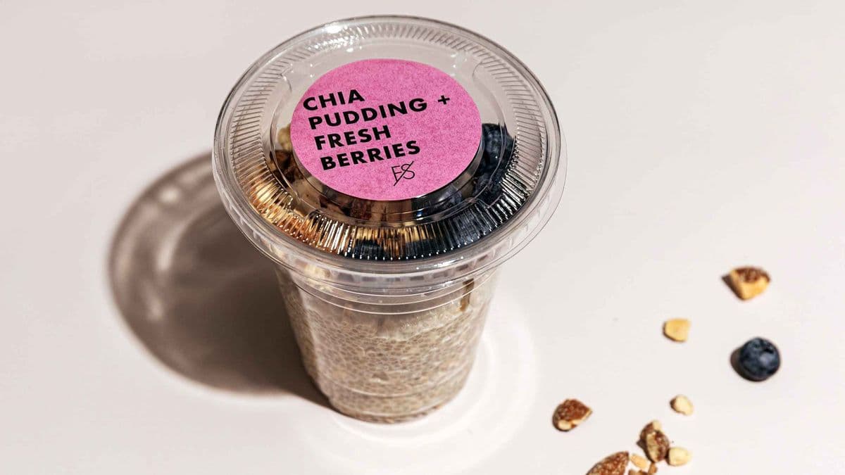 Chia Pudding + Fresh Berries